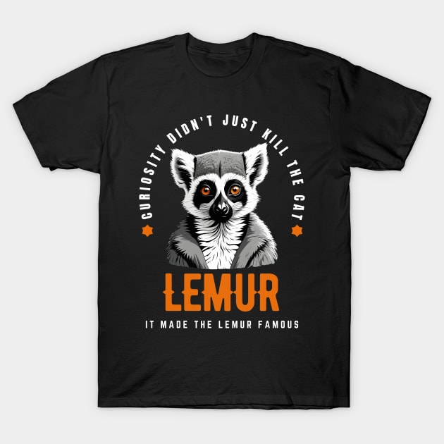 Lemur T-Shirt by Pearsville